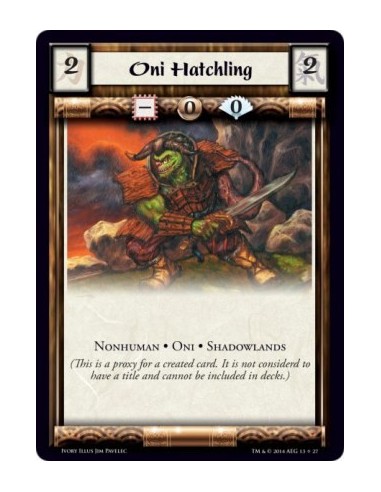 Oni Hatchling  - Nonhuman · Oni · Shadowlands 