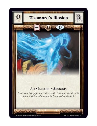 Tsumaro's Illusion  - Air · Illusion · Shugenja 