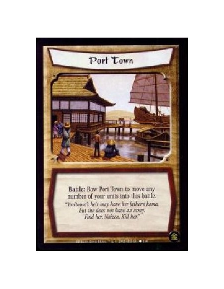 Port Town (Francés)  - Battle: Bow Port Town to move any number of your units into this battle.