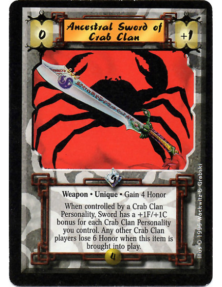 Ancestral Sword of Crab Clan