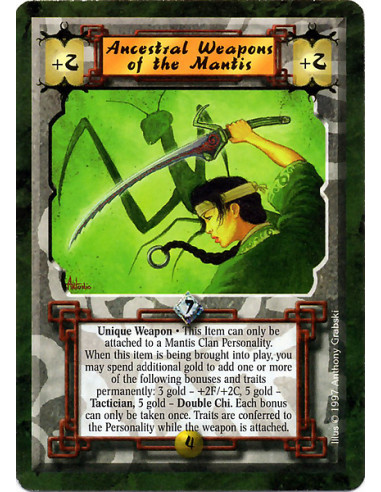 Ancestral Weapons of the Mantis