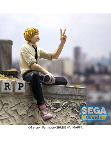 Figura Sega. Perching Denji. Chainsaw Man