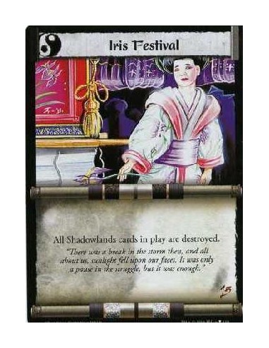 Iris Festival (Español)  - All Shadowlands cards in play are destroyed.