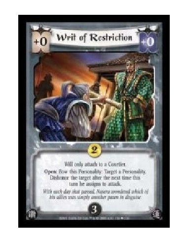 Writ of Restriction