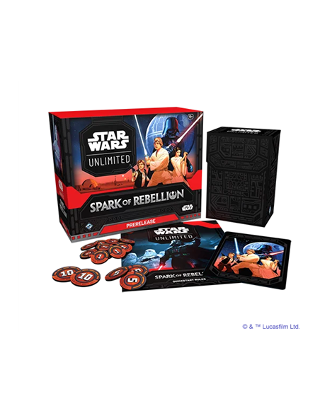 Star Wars: Unlimited - La Chispa de la Rebelión: Caja de Presentación (Inglés)