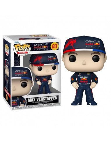 Funko Pop Max Verstappen. Oracle Red Bull Racing