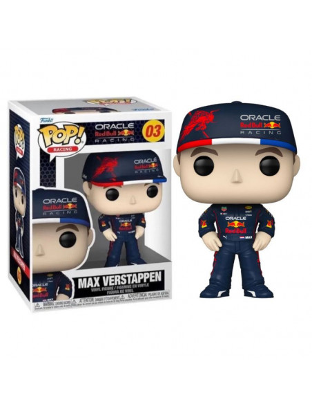 Funko Pop Max Verstappen. Oracle Red Bull Racing