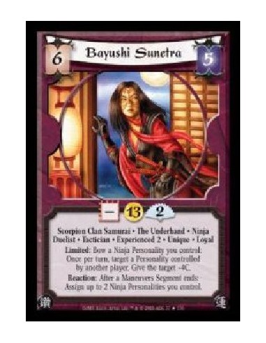 Bayushi Sunetra Exp2 FOIL