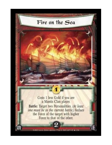 Fire on the Sea FOIL