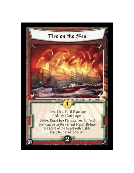 Fire on the Sea FOIL