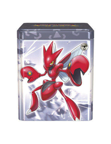 Steel type Stacking Tin. Scizor, Tinkaton, Cufant, Meltan (English)