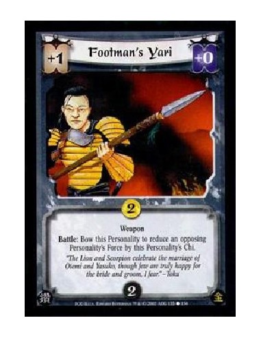 Footman's Yari