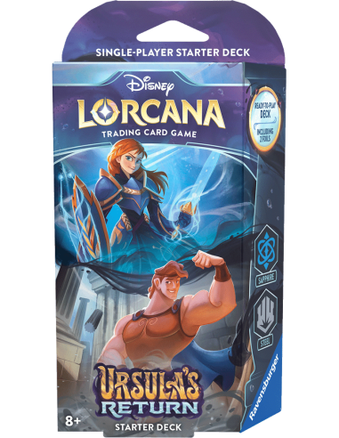 Ursula's Return: Anna / Hercules - Sapphire / Steel Starter Deck (English)
