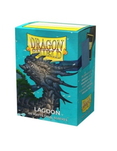 Dragon Shield Standard Size Sleeves (63x88mm) - Lagoon Dual Mate (100)