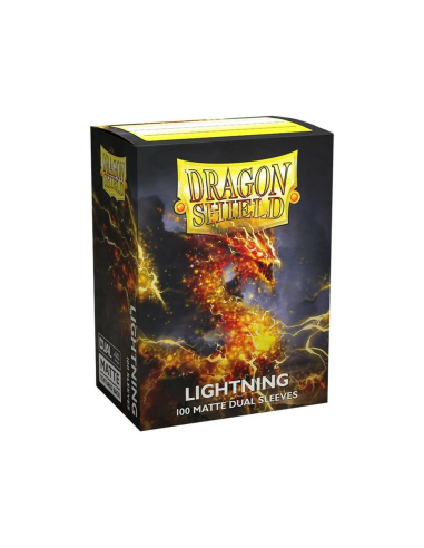 Dragon Shield Standard Size Sleeves (63x88mm) - Lightning Dual Mate (100)