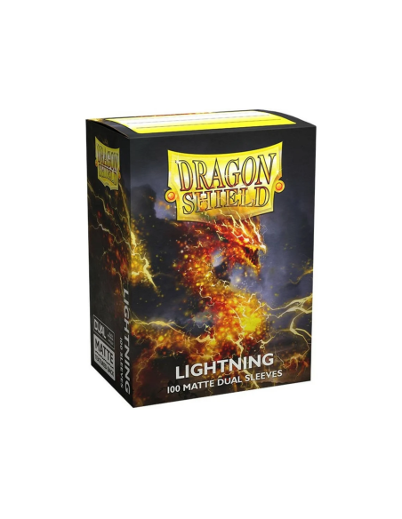 Dragon Shield Standard Size Sleeves (63x88mm) - Lightning Dual Mate (100)