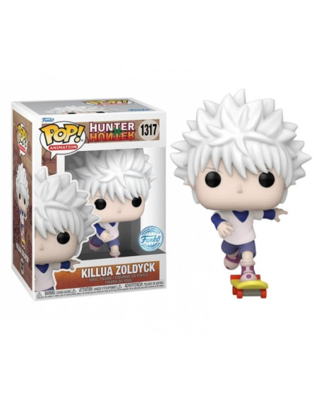 Funko Pop Killua Zoldyck with Skateboard. Hunter x Hunter