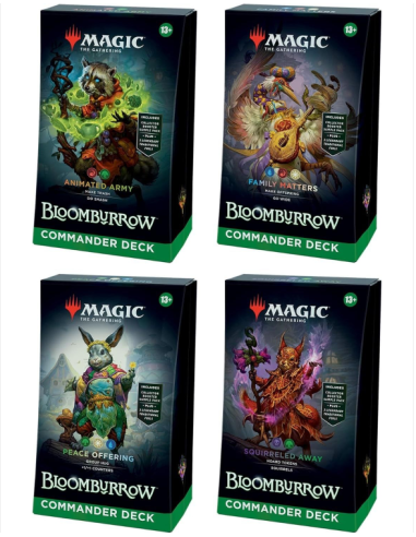 Bloomburrow: Set de 4 Mazos de Commander (Español)