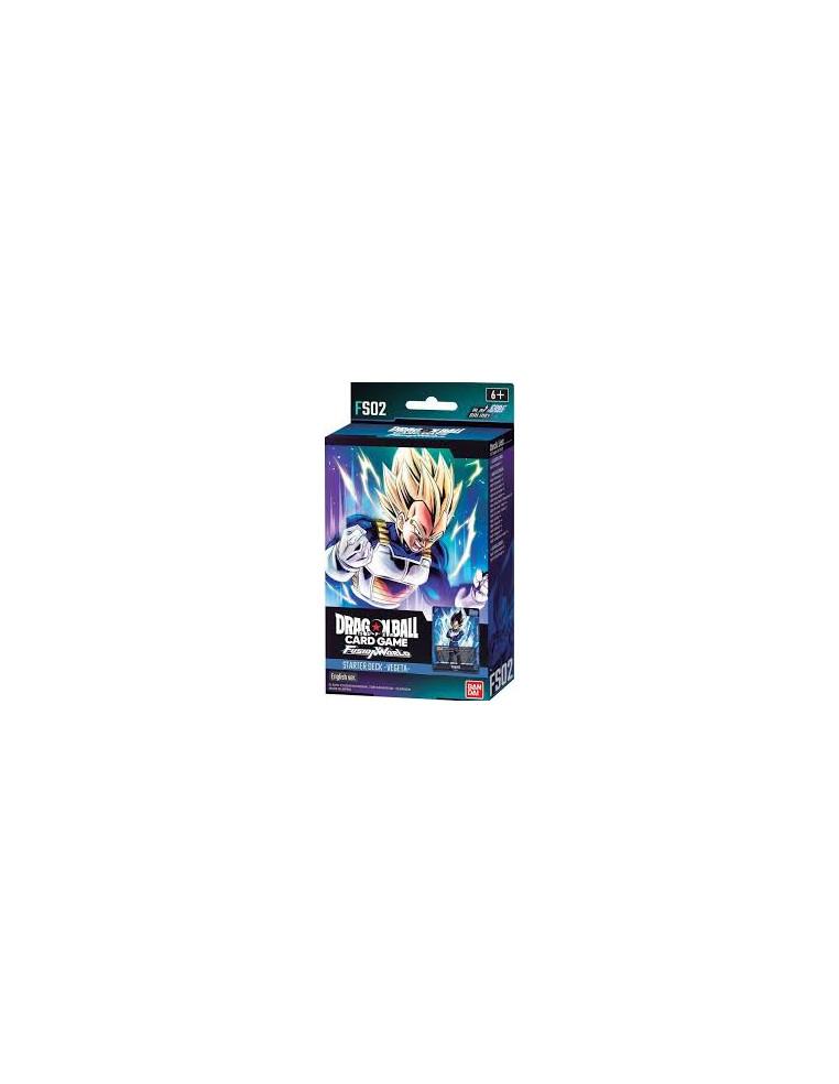 Fusion World: Vegeta Starter Deck FS02  - Ready-to-play 51 card deck X 1Energy marker X 1Playsheet X 1Alternative-Design Card Pa