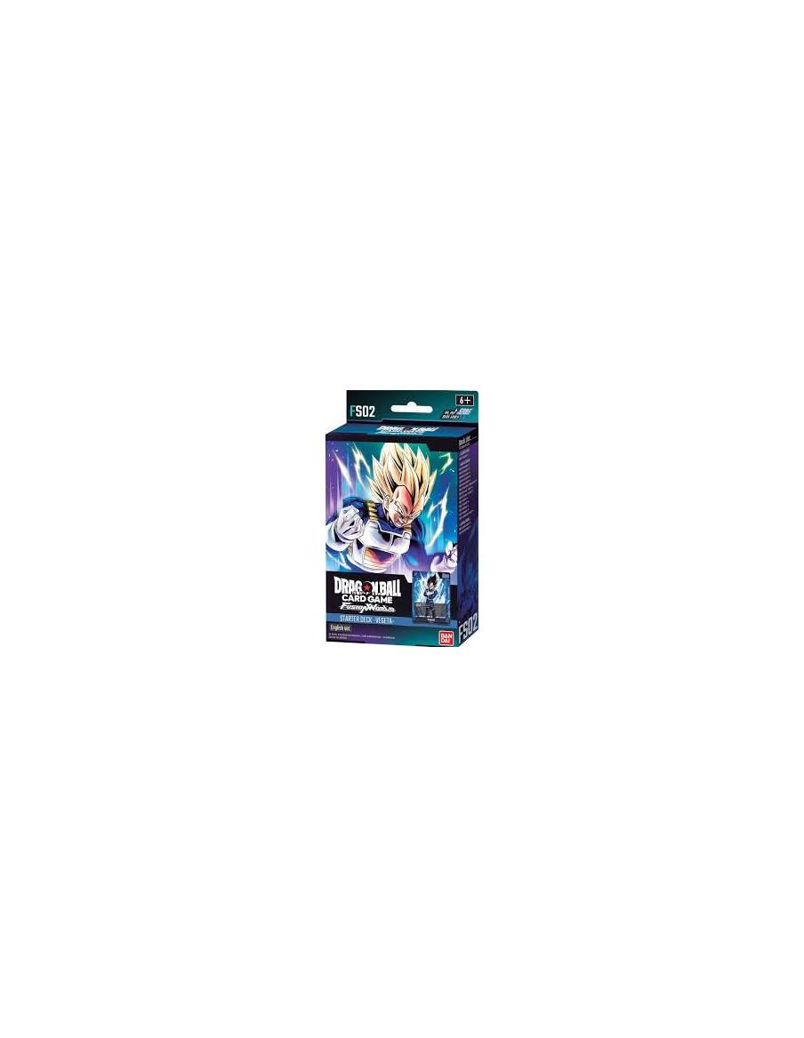 Fusion World: Vegeta Starter Deck FS02  - Ready-to-play 51 card deck X 1Energy marker X 1Playsheet X 1Alternative-Design Card Pa