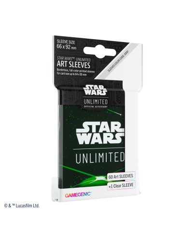 Star Wars: Unlimited - Art Sleeves: Back Green (60)