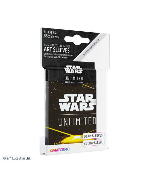 Star Wars: Unlimited - Art Sleeves: Back Yellow (60)