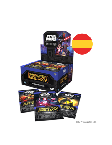 Star Wars Unlimited: Shadows of the galaxy. Booster box (24) Spanish  - 