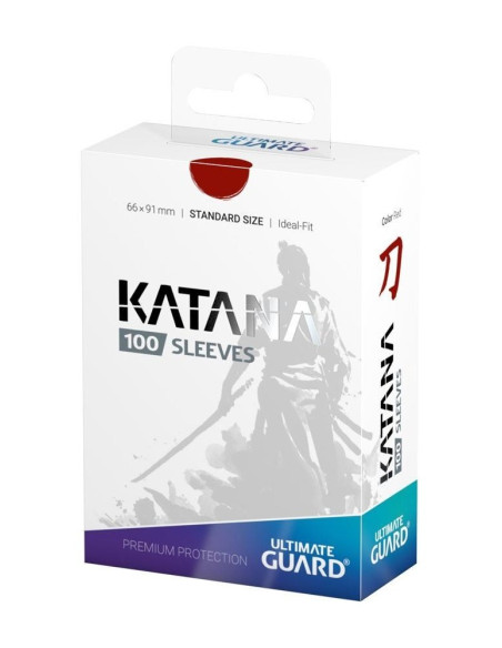 Fundas Standard Ultimate Guard Katana Rojas(100)