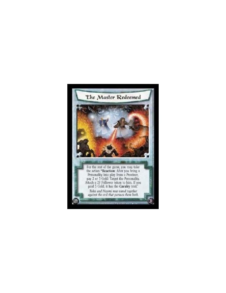 The Master Redeemed FOIL (Español)  - For the rest of the game, you may take the action ?Reaction: After you bring a Personality