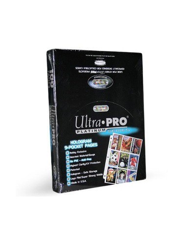Caja de Hojas de Archivador 9 Bolsillos Ultra Pro Platinum (100)