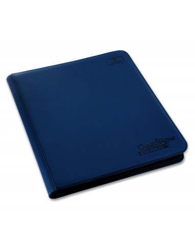 Carpeta Ultimate Guard Zipfolio Xenoskin (Quadrow) Azul (12 Bolsillos)