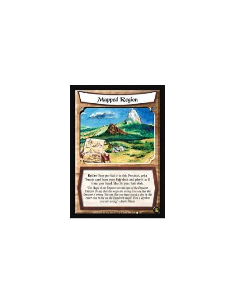 Mapped Region (Español)  - Singular Once per battle at this Province, you may search your Fate deck for a Terrain card and play 