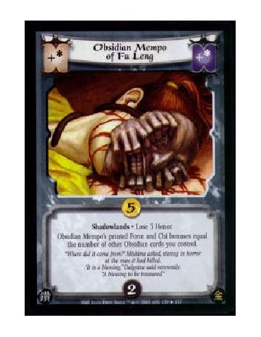 Obsidian Mempo of Fu Leng FOIL