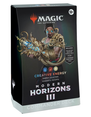 Baraja Commander Modern Horizons 3. Creative Energy (Inglés)