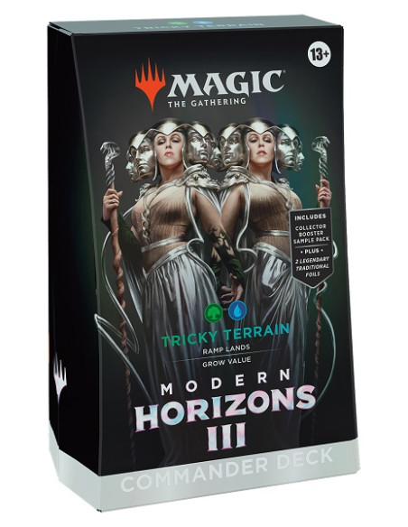 Baraja Commander Modern Horizons 3. Tricky Terrain  (Inglés)