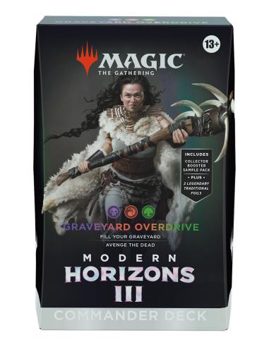 Baraja Commander Modern Horizons 3. Graveyard Overdrive (Inglés)