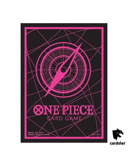 Fundas One Piece TCG Brujula Negra y Rosa (70)