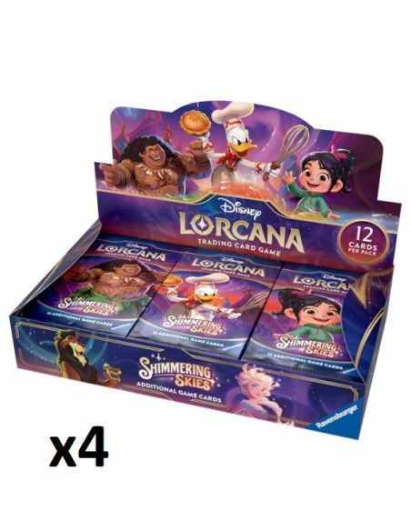 Shimmering Skies: Case (4x Caja de Sobres) LORCANA (Inglés)