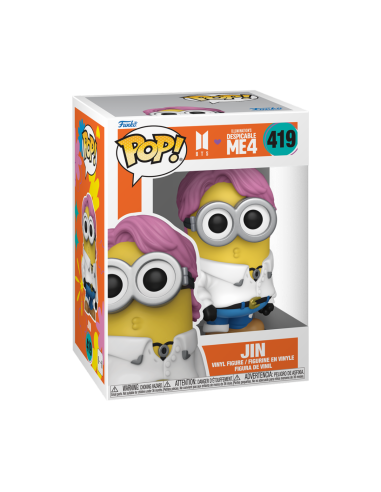 PREORDER Funko Pop Rocks Minion Jin. Minions x BTS