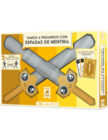 Vamos a Pegarnos con Espadas de Mentira. Juego de mesa