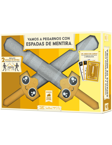 Vamos a Pegarnos con Espadas de Mentira. Juego de mesa