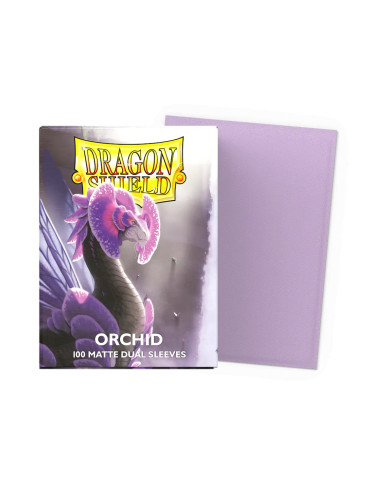 Dragon Shield Standard Size Sleeves (63x88mm) - Orchid Dual Mate (100)