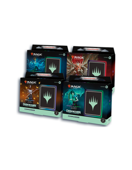 Duskmourn - House of Horrors: Commander Deck Display (4 Decks) Spanish