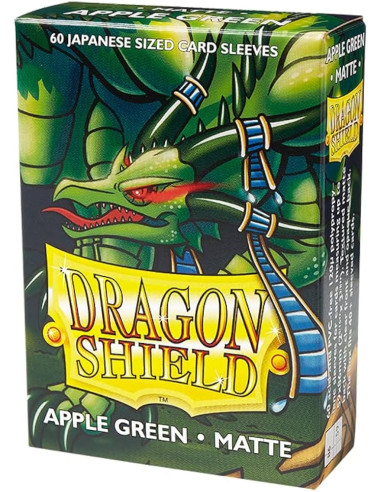 Fundas Dragon Shield Tamaño Japonés (59x86mm) - Apple Green Matte (60)