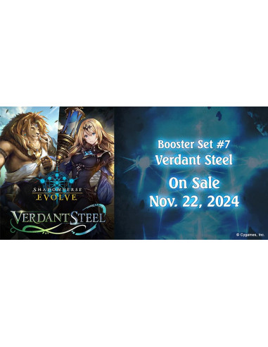 PREORDER Shadowverse Evolve - Verdant Steel BP07: Booster Box (12)