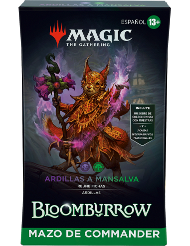 Bloomburrow: Ardillas a mansalva .Mazo de Commander (Español)