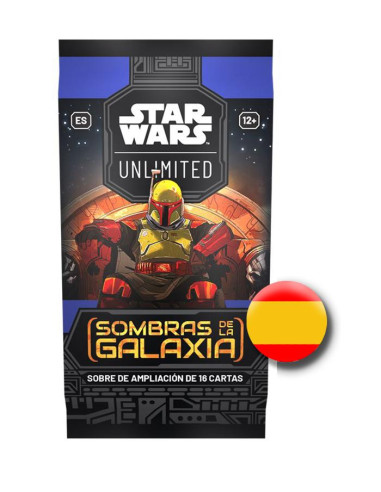 Star Wars Unlimited: Shadows of the galaxy. Booster pack Spanish  - 