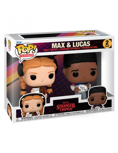 Funko Pop. Max Y Lucas. Stranger Things