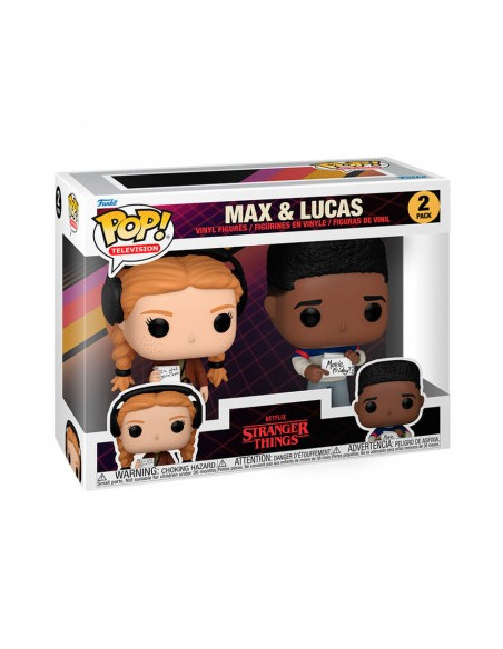 Funko Pop. Max Y Lucas. Stranger Things