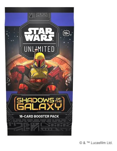 Star Wars Unlimited: Shadows of the galaxy. Booster pack English